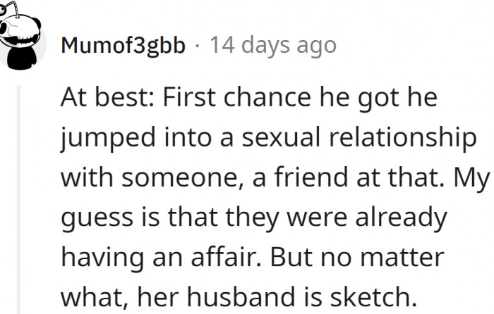 This Redditor may be onto something: