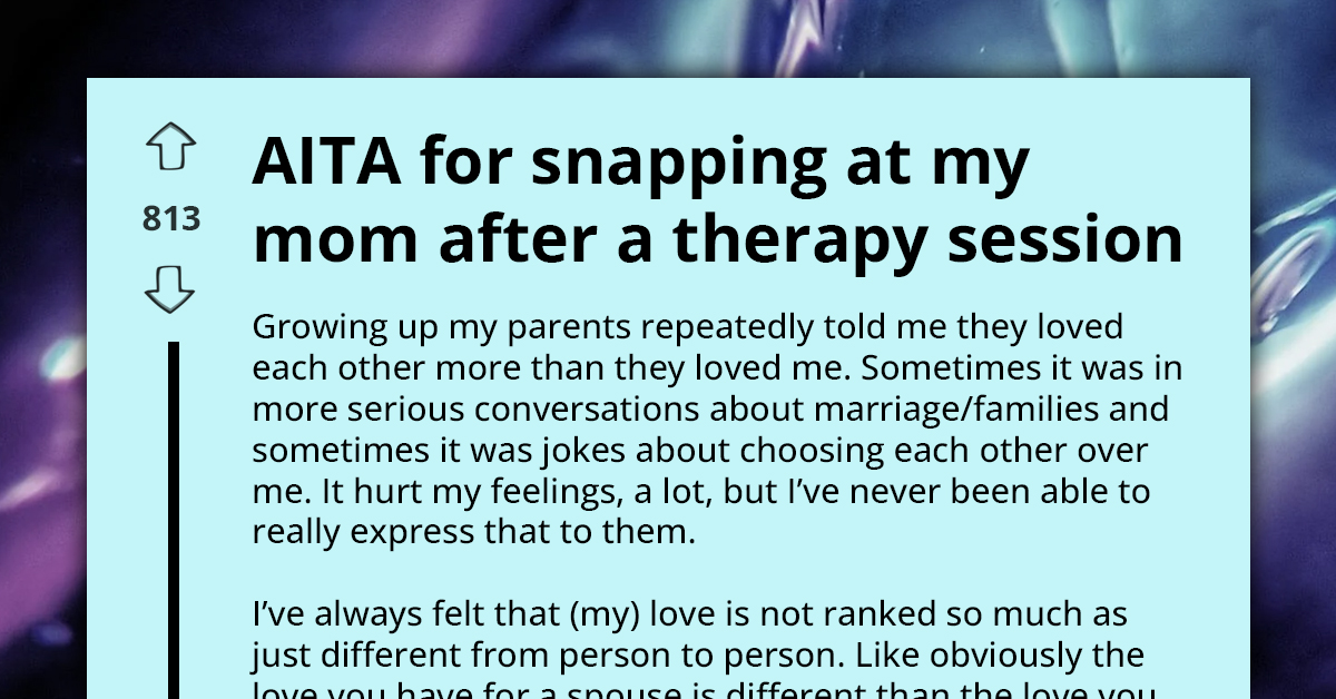 When Family Affection Feels Like a Competition, Child Asks If It's Okay For Parents To Love Each Other More Than Her