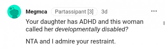 And the comments roll in...