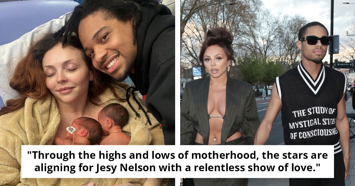 Support from Jesy Nelson's celebrity circle, including former flame Chris Hughes, as Little Mix star discloses heartbreaking news about twin daughters