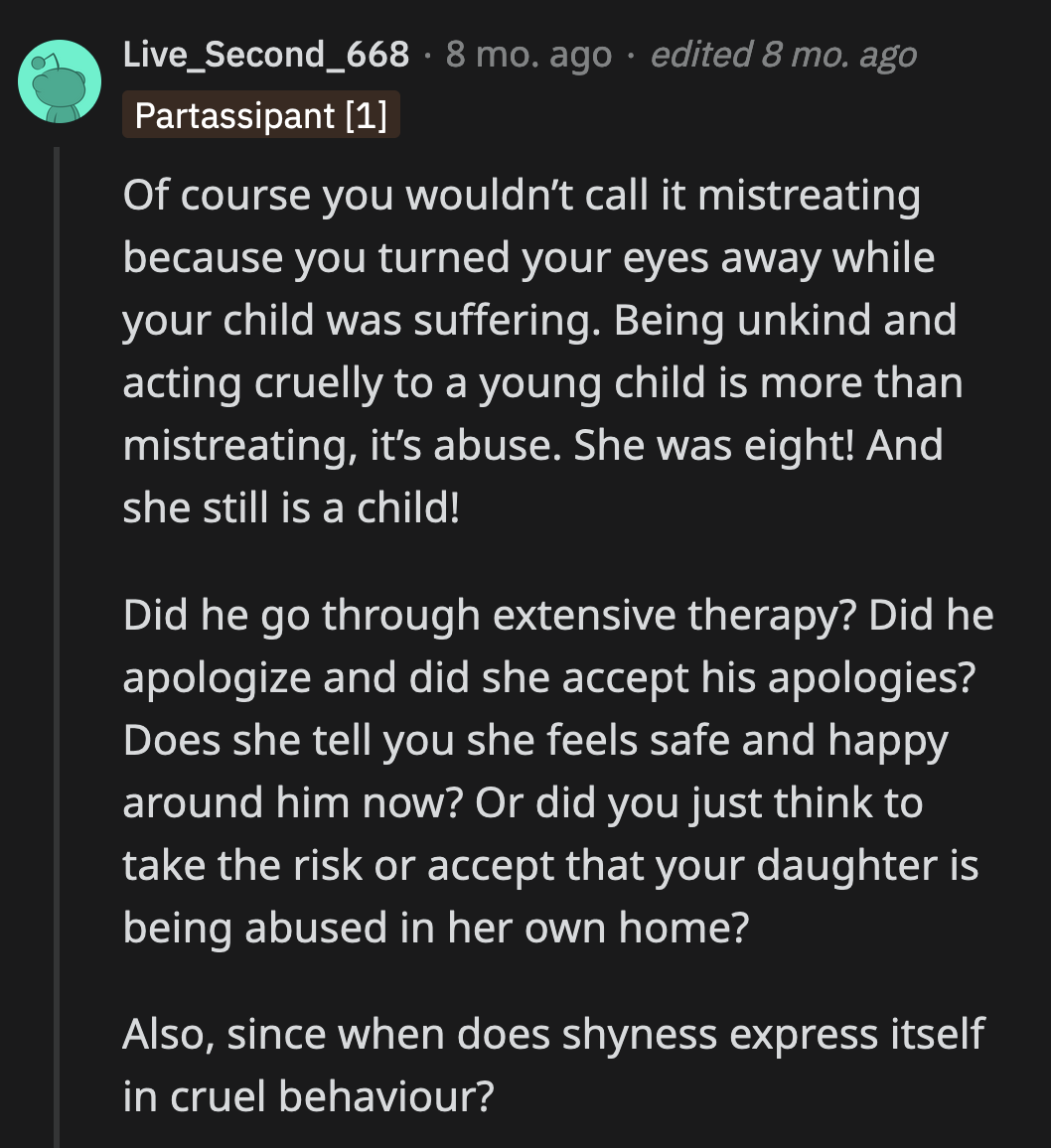 Josh's treatment of Penelope isn't being 