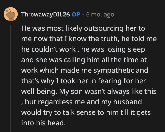 Let's hope it's not too late and he becomes a better husband to his ailing wife.