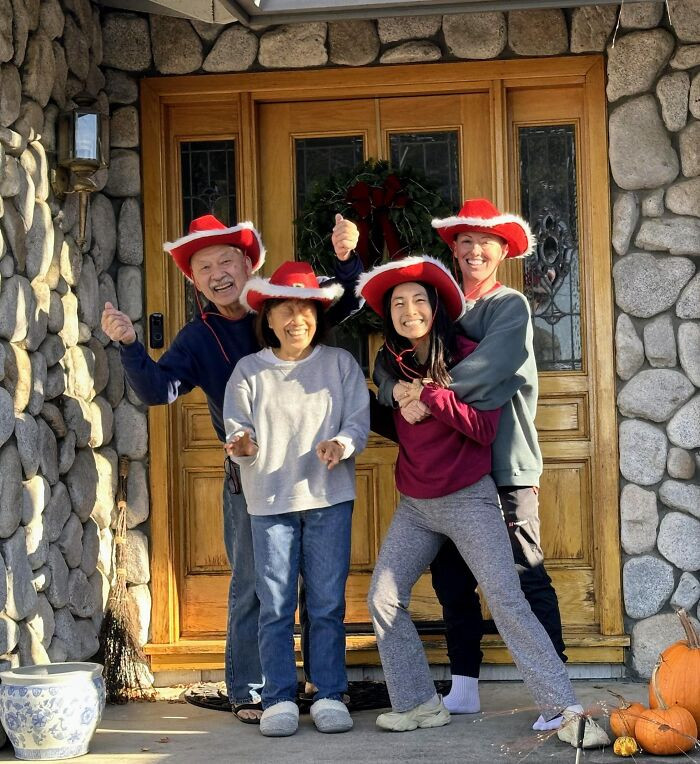 "I Married Into This Awesome Family This Year! You Can Probably Tell Which One Is Me"