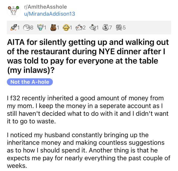 Here's the original post by Reddit user u/MirandaAddison13: