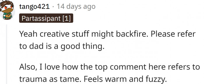 Creative stuff might backfire