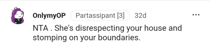 And the comments from other Redditors rolled in...