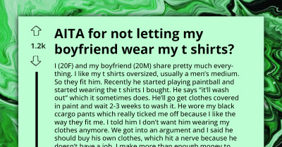 Frustration Mounts For Woman As Jobless Boyfriend Uses Her Clothes For Paintball - He Can't Afford His Own