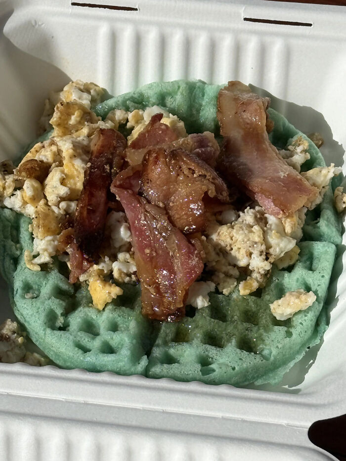 "You Can Get A Blue Waffle Breakfast In Curaçao In Support Of Their World Cup Team"