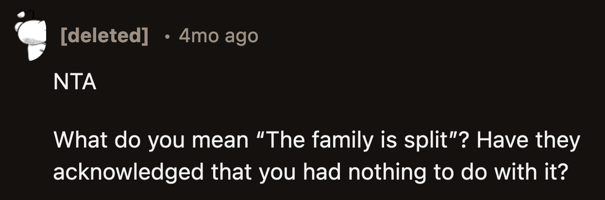 The family members who think OP should apologize must be kept at a distance. How could they blame OP for the drama after witnessing her sister-in-law's treatment of her for years?