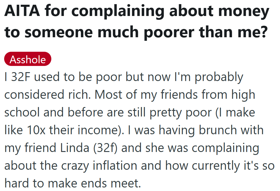 What Started as Small Talk About Inflation Quickly Exposed a Deeper Divide Between Two Childhood Friends.