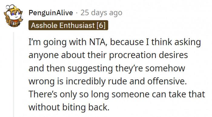 16. 10 years was long enough for OP not to fight back