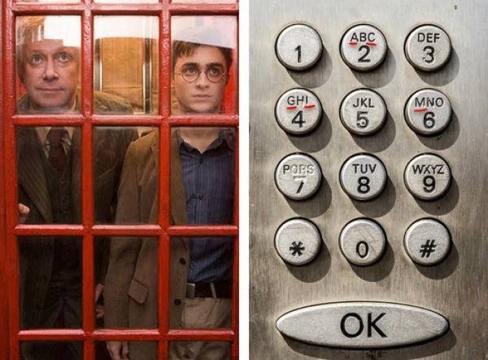 9. This is definitely something I think we all probably missed whenever we first watched this scene.