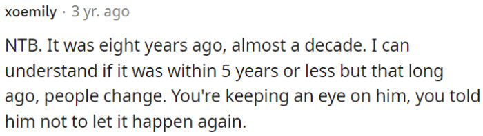 Eight years have passed, and people change over time