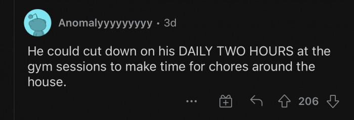 Those two hours could be spent more wisely.