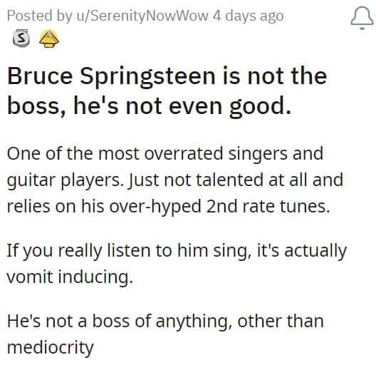 17. One of the most overrated singers and guitar players