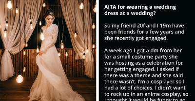 Redditor Asks If He's An A**hole For Wearing A Corpse Bride Costume To His Friend's Suprise Wedding