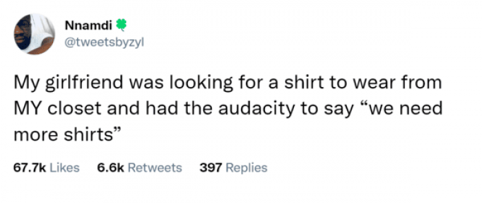 11. She just came to a conclusion; you should be grateful to her: