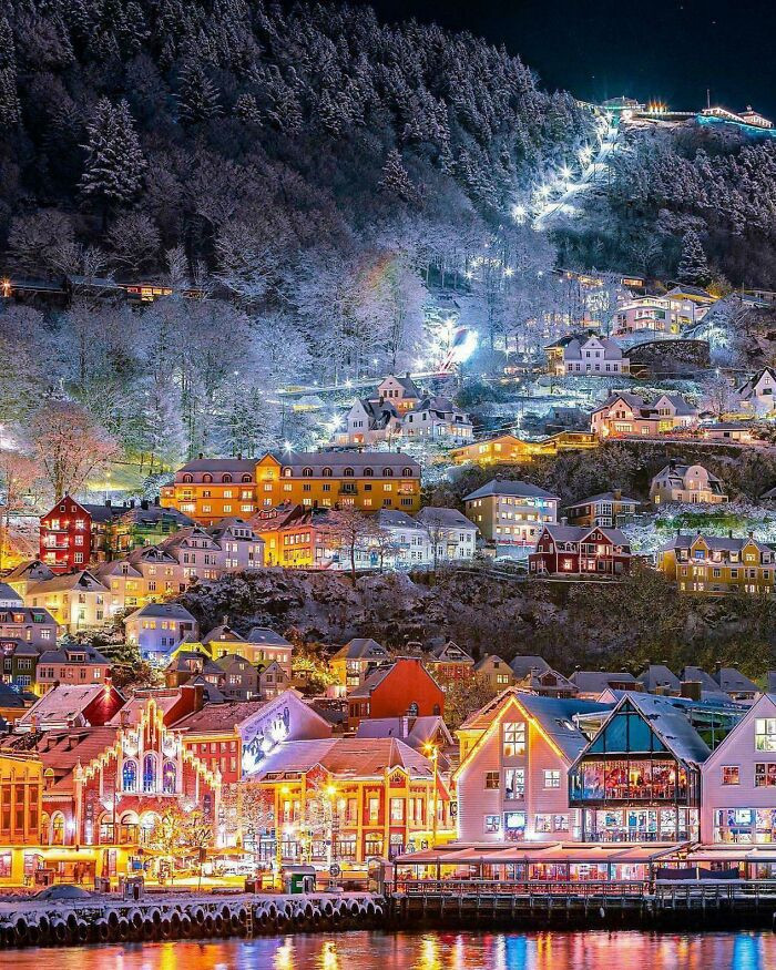 Winter Season In Bergen, Norway