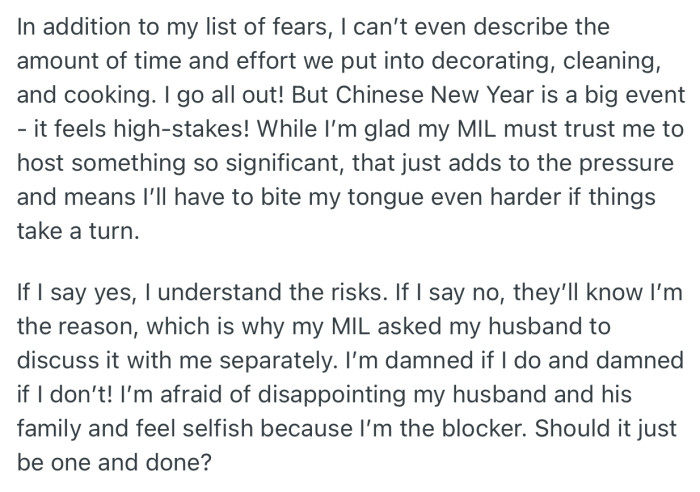 OP is contemplating saying no, but is worried about appearing selfish to everyone