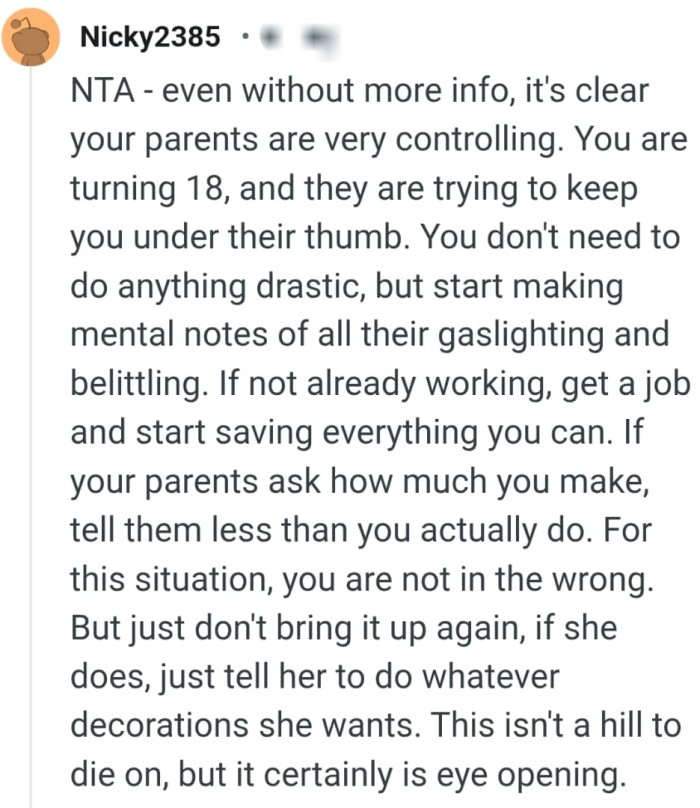 The comments continues...