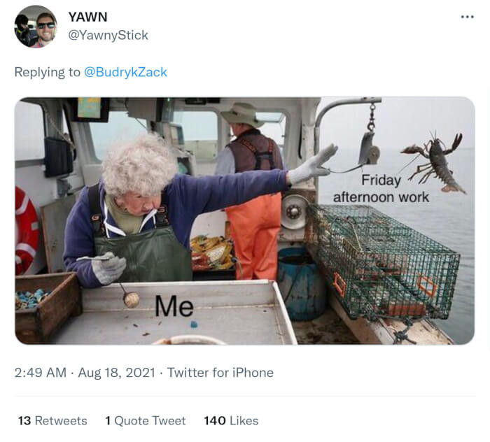 24. Friday afternoon