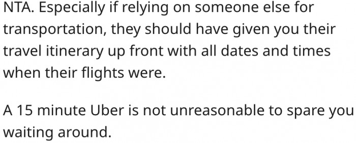 10. Her parents should have been upfront with her.