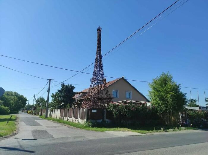The Eiffel Tower After Just One Week In Hungary. Paris Has Some Serious Competition!
