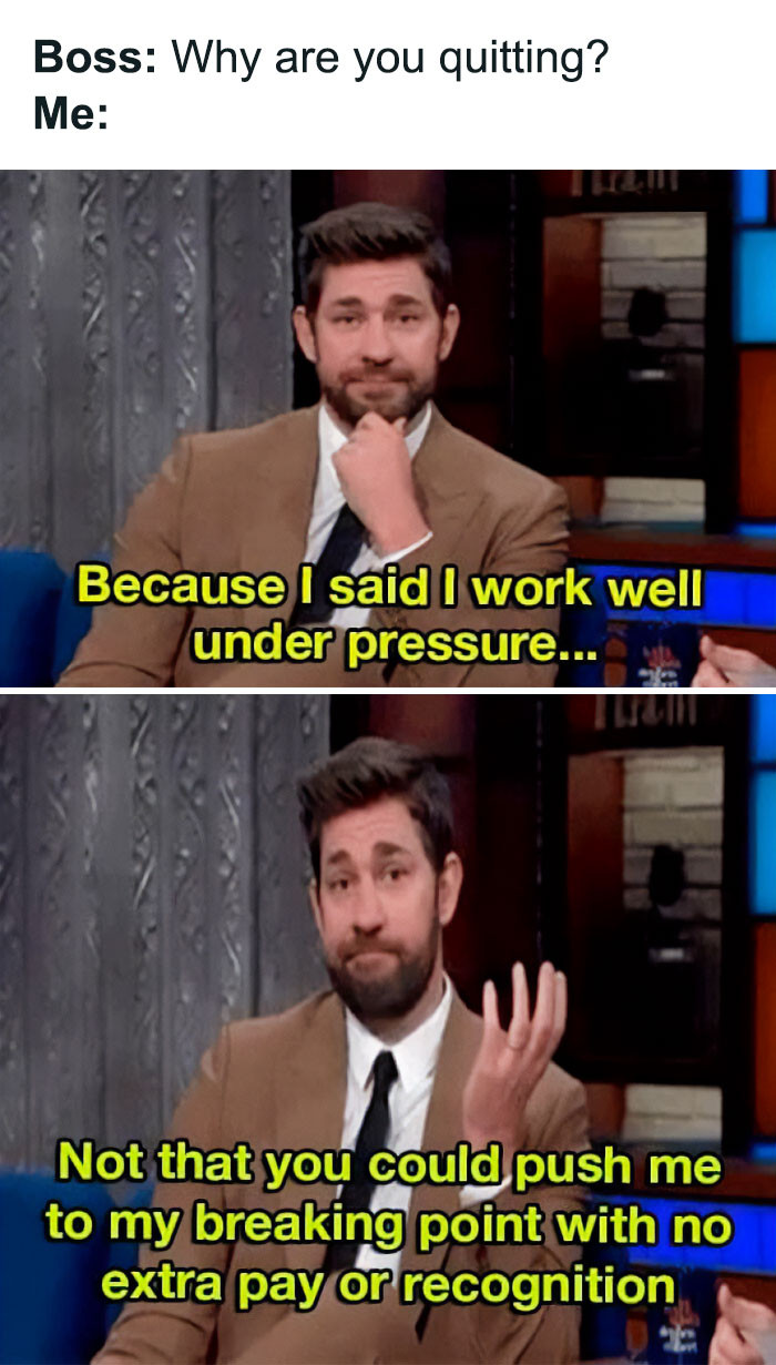 4. When you work well under pressure