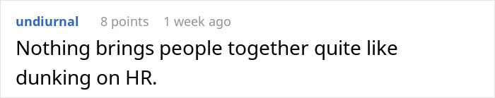 Dunking on HR