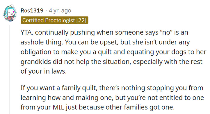 Wit with a stitch of truth!