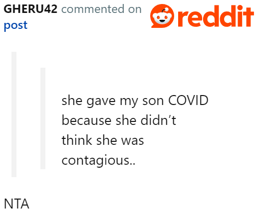 The simplest response to the OP's story: no explanation needed.