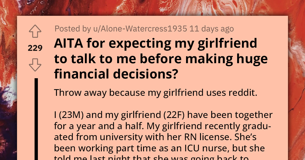 Controlling Boyfriend Wants A Vote In His Girlfriend's Nursing Career