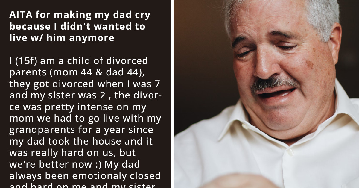 Teenage Daughter Leaves Her Emotionally Abusive Dad In Tears After Telling Him She Wants To Live With Mom