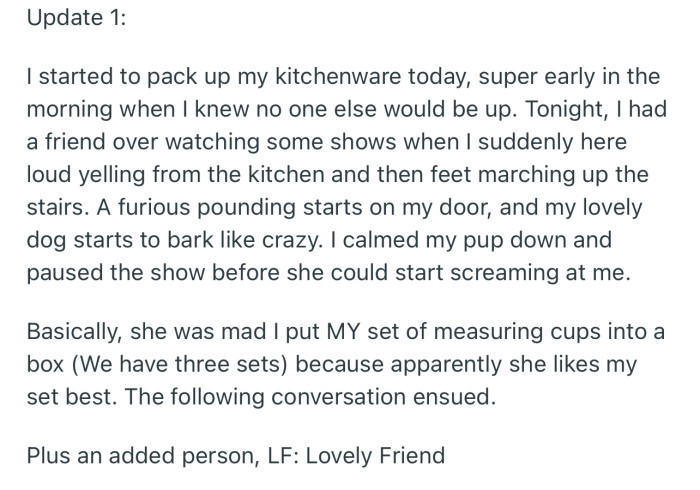 OP is back with a juicy update