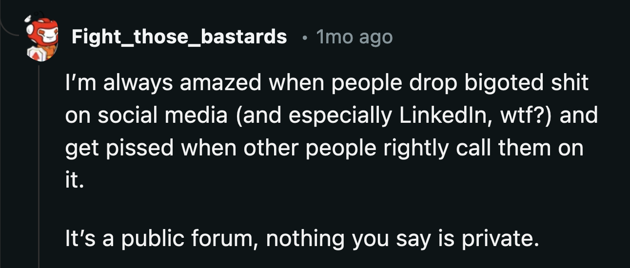 G made those comments publicly. Why is he suddenly so embarrassed about them?