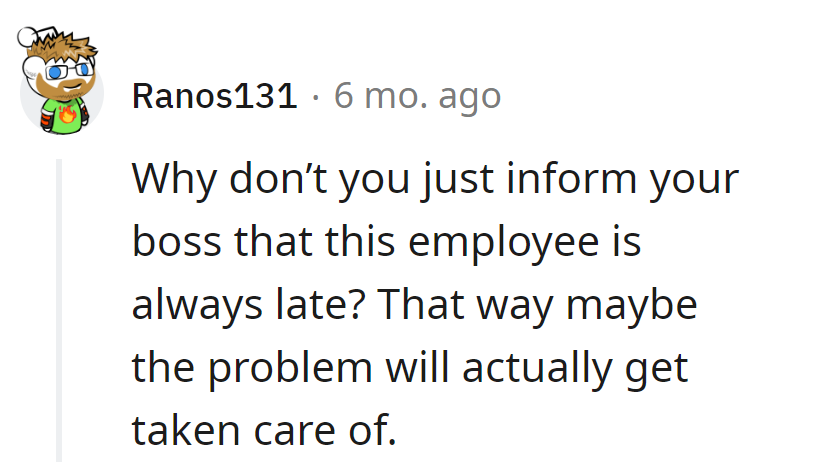 Dropping the tardiness bomb on the boss? It's a strategy, but for now, the latecomer is starring in her own unpunctual drama.