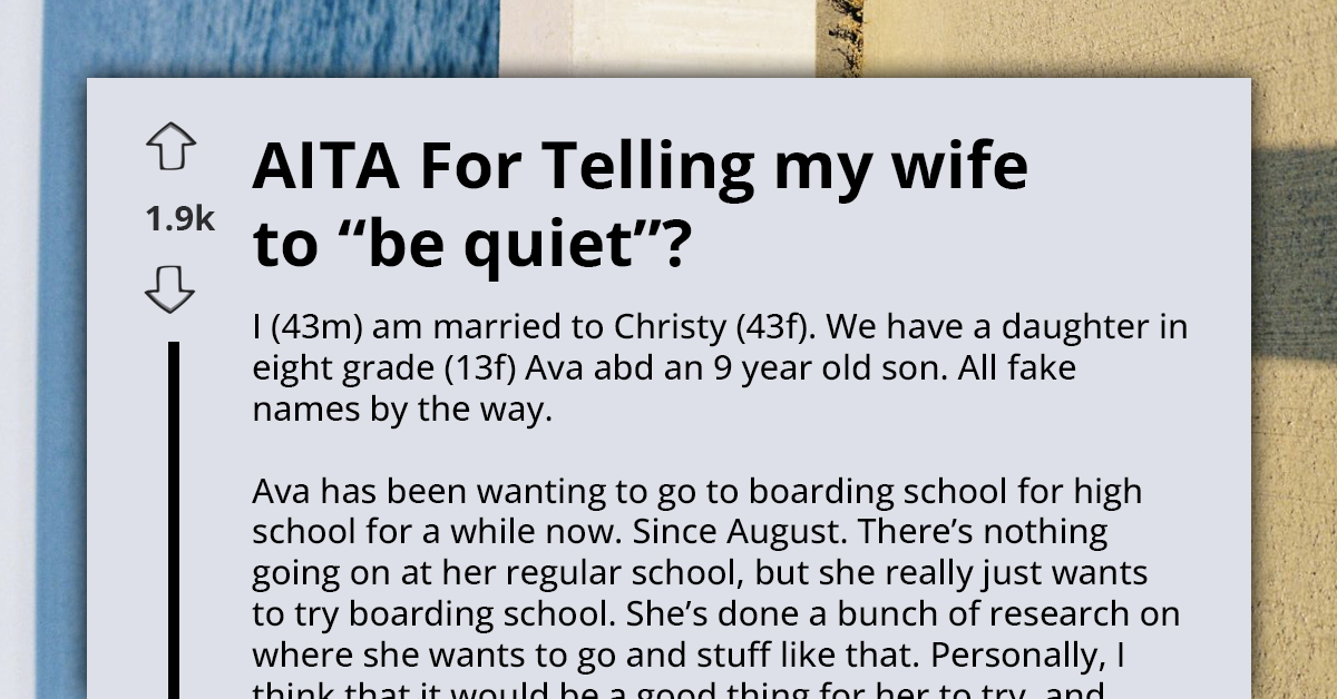 Dad Snaps At His Wife During Argument Over Their Daughter’s Boarding School Plans