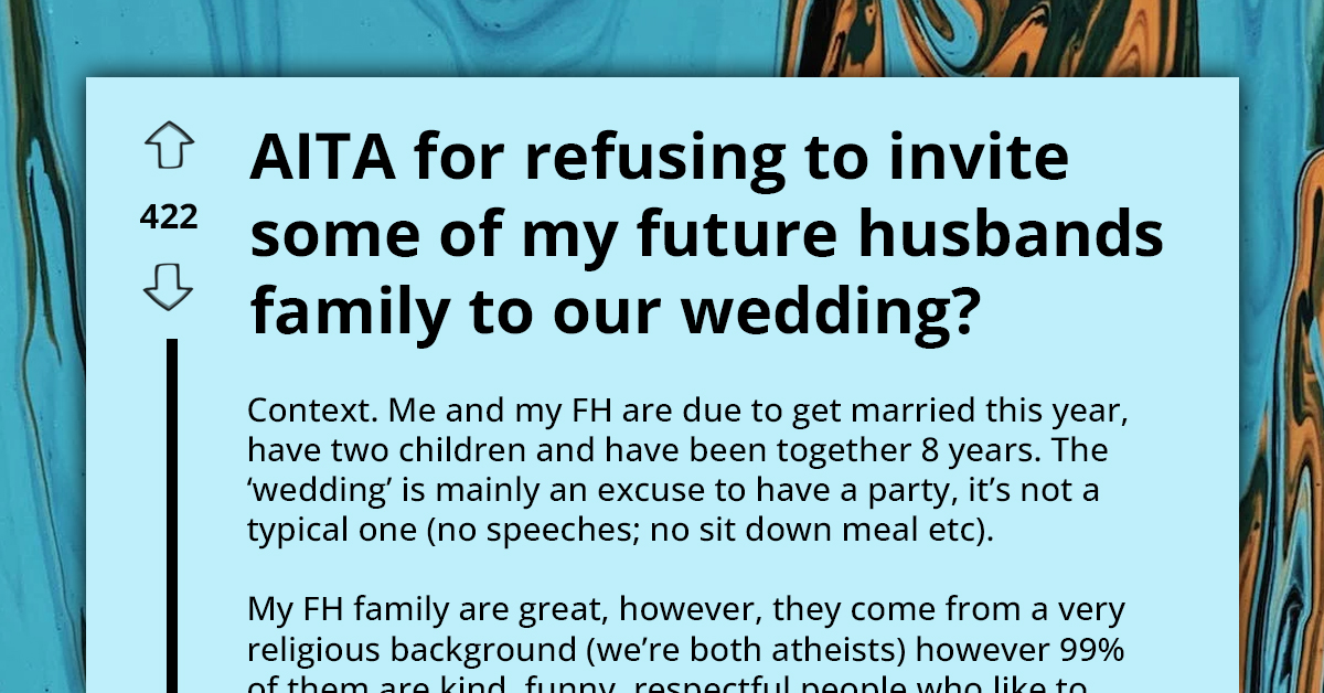 Couple Opts To Exclude Controversial Family Member From Their Non-Traditional Wedding Celebration