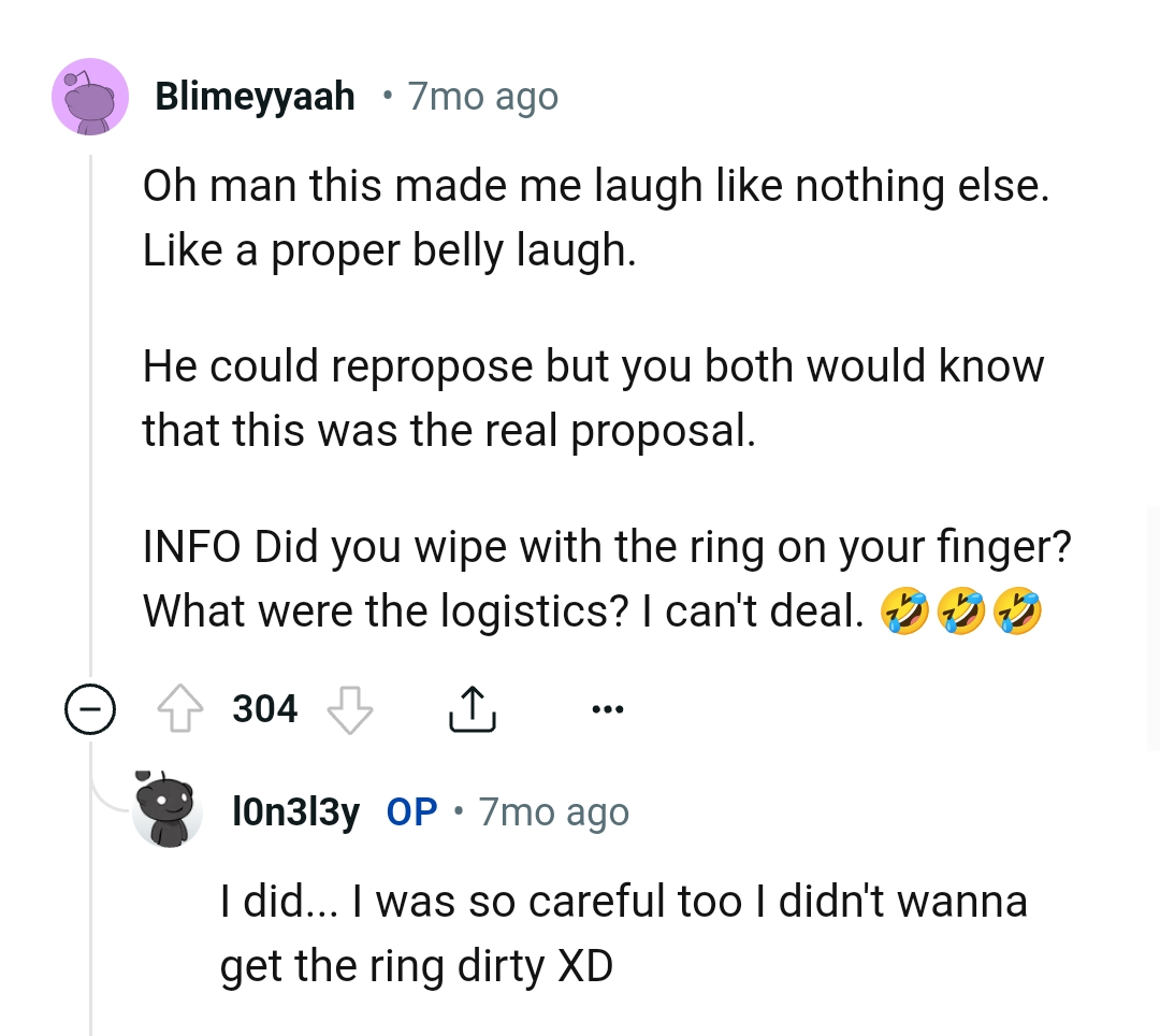 You both know the real proposal