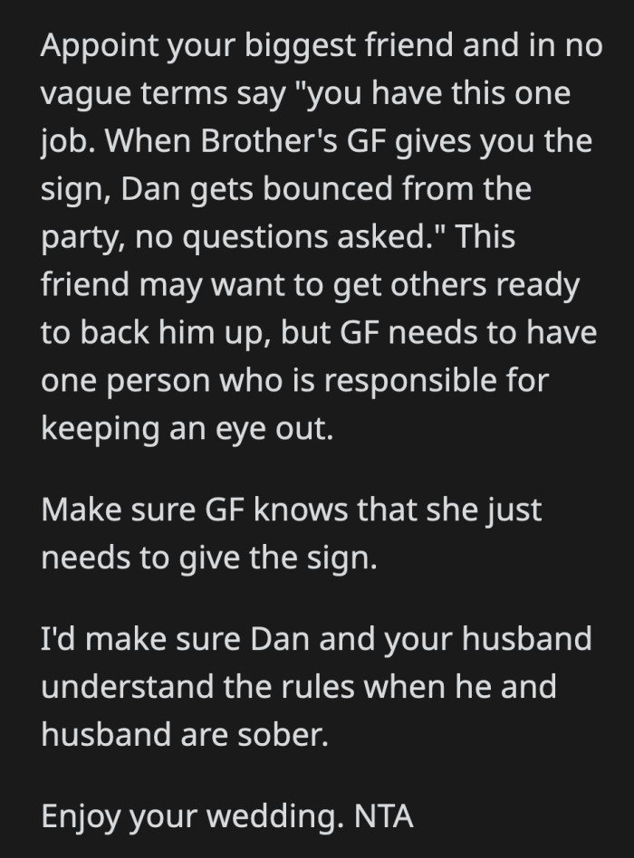 If he, at any time, make anyone uncomfortable, he should be escorted out of the party