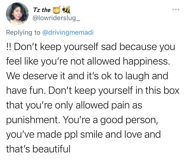 Everyone is allowed to be happy