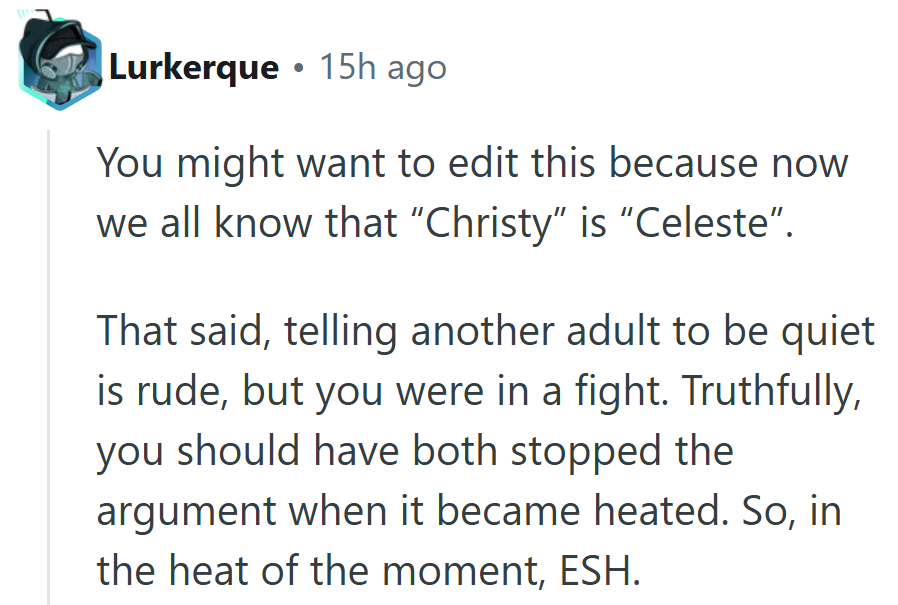 This one cuts through the noise: fights happen, but pausing sooner might’ve saved everyone some hurt.