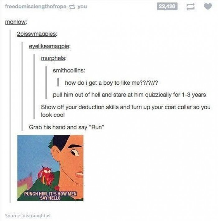 6. ~Real men~ respond to feats of strength