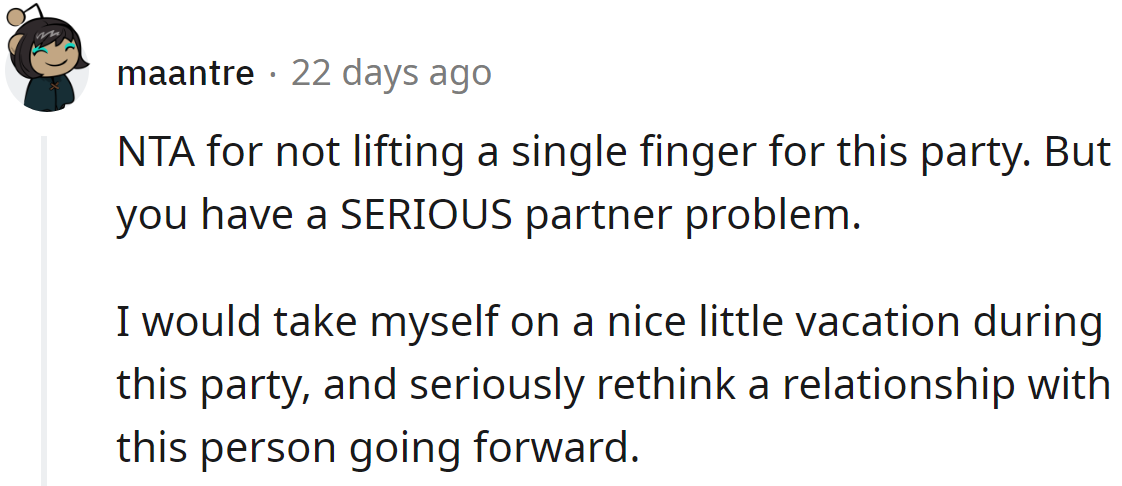 Partner problem or not?