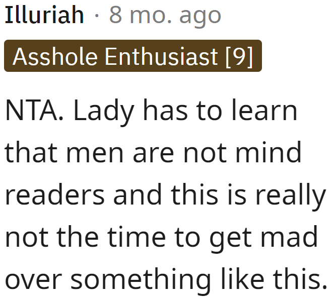 Some Women Expect Men to Read Their Minds.