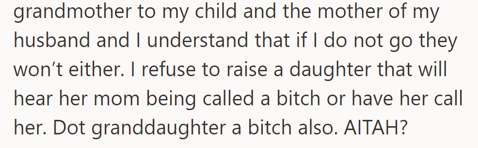 She worries that avoiding gatherings will isolate her family but refuses to let her daughter hear or use the term 