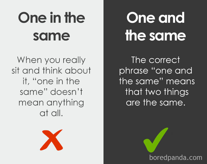 2. One and the same