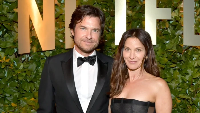 Jason Bateman looking thoughtful while reflecting on sobriety and marriage
