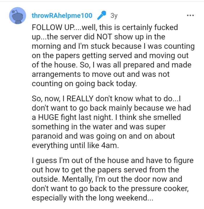 The OP adds this follow-up somewhere in the comments