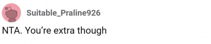 OP isn't an AH, but she's extra